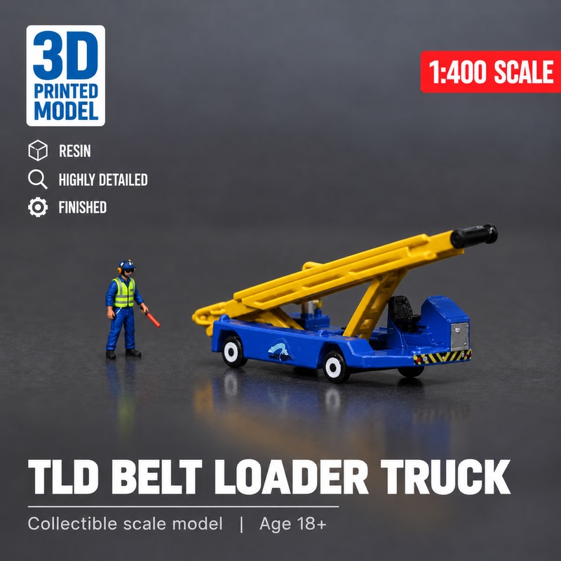 1:400 Scale Airport Tld Belt Loader Cargo Lift Truck Model Gse Scene Model 1:400 Scale Airport Tld Belt Loader Cargo Lift Truck Model Gse Scene Model