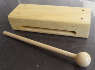 Young Teaches Puzzle Toys Children Percussion Instruments Wooden Side Bangzi