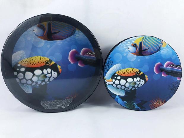 Professional waves drum 8 inch 10 inch sea drum marine drum sound instrument Orff percussion instrument Heidrum