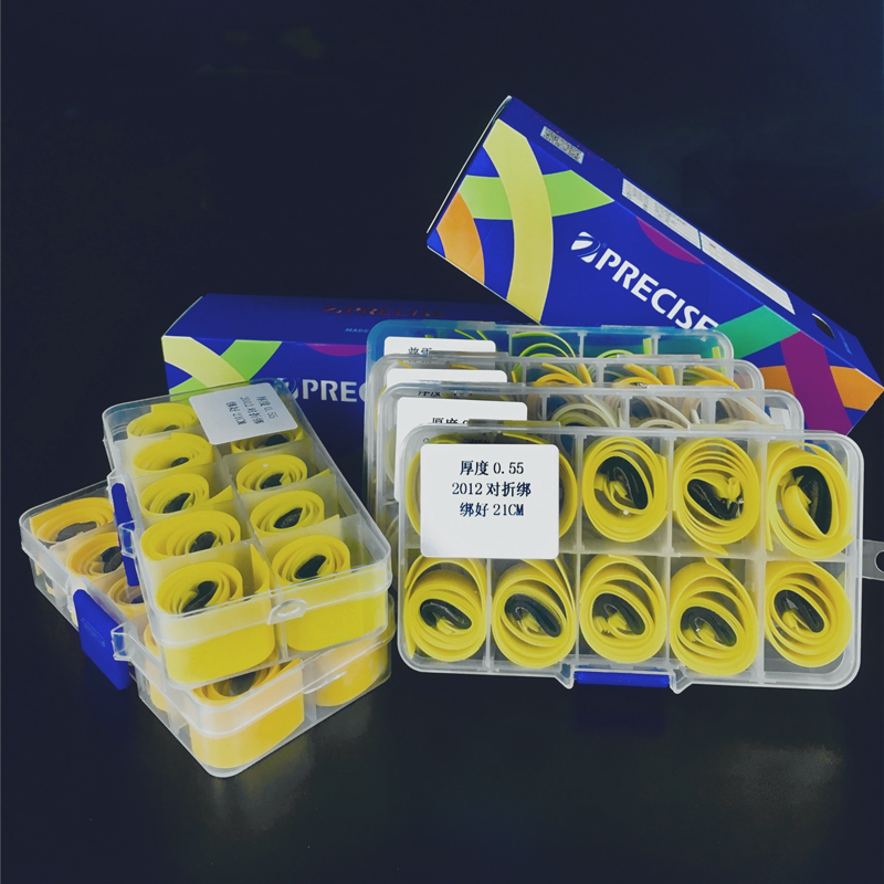 Presas Flat Leather Fascia Three Generations Leather Fascia Big Pull Mid-Pull Short Pull Tie A Good Leather Pocket Boutique Boxed Rubber Band