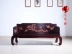 Xian Zuo đồ nội thất Zambia sofa sandal máu chín bộ sofa phòng khách kết hợp sofa gỗ rắn gỗ gụ đồ nội thất gỗ đàn hương máu - Bộ đồ nội thất