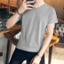 Ưu đãi đặc biệt 9,9 nhân dân tệ Áo thun nam tay ngắn màu rắn V-cổ Slim Đàn ông cỡ lớn chạm đáy áo sơ mi nửa tay áo thun t