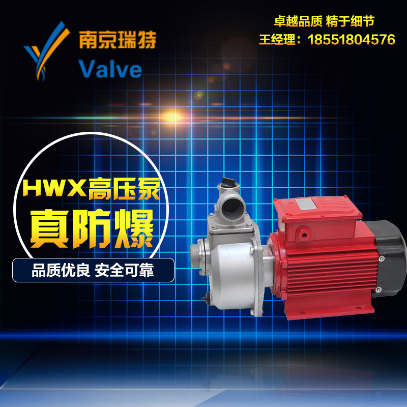220 380V explosion-proof electric pump self-priming high-flow gasoline, diesel, methanol, alcohol and other explosion-proof electric pumps