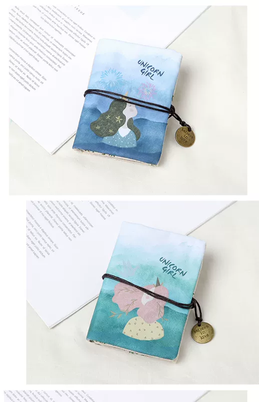 Gói sinh viên nhỏ gói nữ ngắn đoạn thủy triều đơn giản Sen dễ thương cô gái Hàn Quốc lưới đỏ siêu mỏng gói thẻ vải - Chủ thẻ