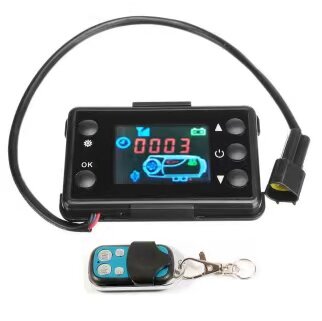 Parking air heater controller switch Knob switch LCD display remote control Firewood heating switch