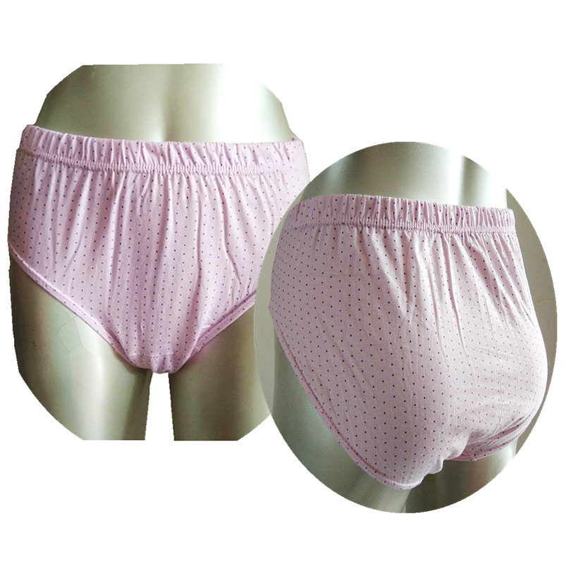 3 pieces of middle-aged and elderly women's panties plus fertilizer plus mother's large size pure cotton high waist loose old man's briefs