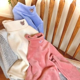 Двусторонное бархатное удерживающее тепло демисезонное термобелье, детская толстовка, приятный телу лонгслив, увеличенная толщина