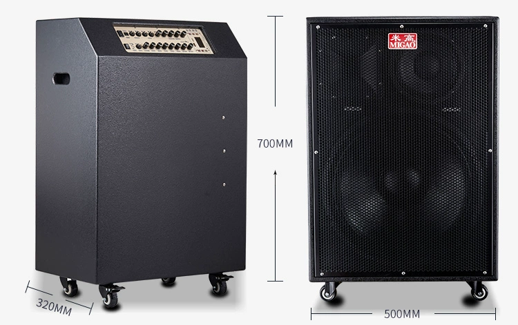 Michael MG1582A karaoke di động ngoài trời 18 inch bass công suất cao giai đoạn guitar hiệu suất 400W - Loa loa loa lg xboom