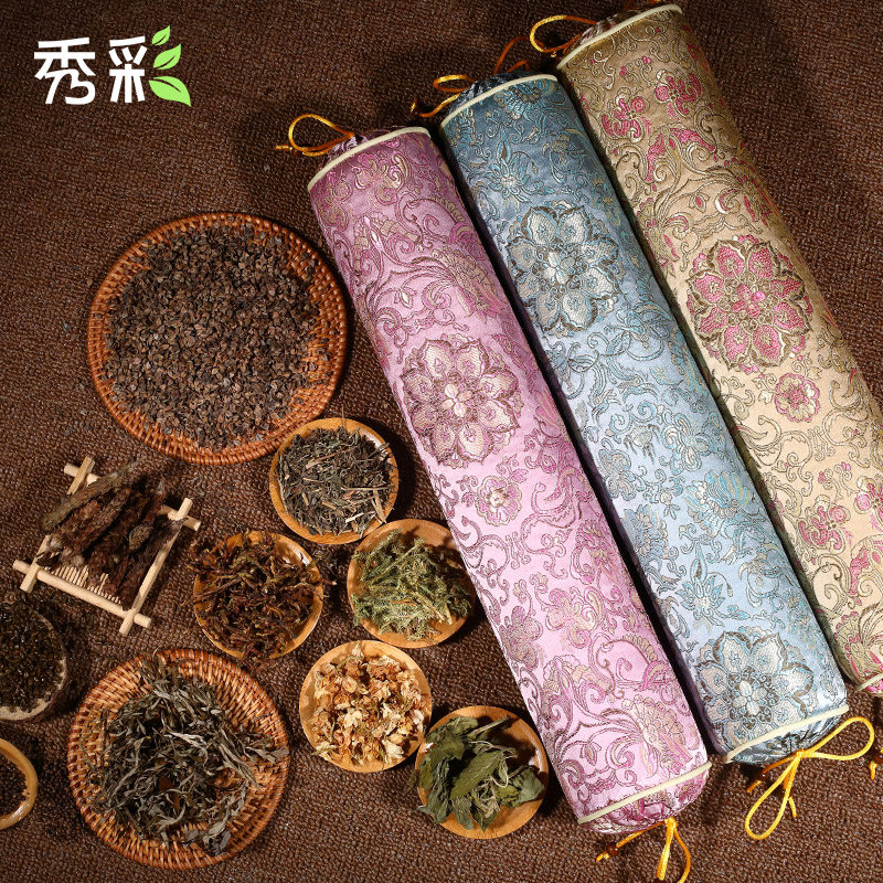 Round pillow cervical vertebra pillow buckwheat cylindrical hard candy pillow neck pillow cervical vertebra pillow cervical vertebra special sleep