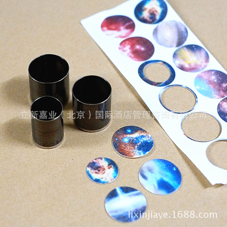 Starry sky lollipop sticky rice paper press touch device Knife mold cutter mold Frosting paper matting device mold