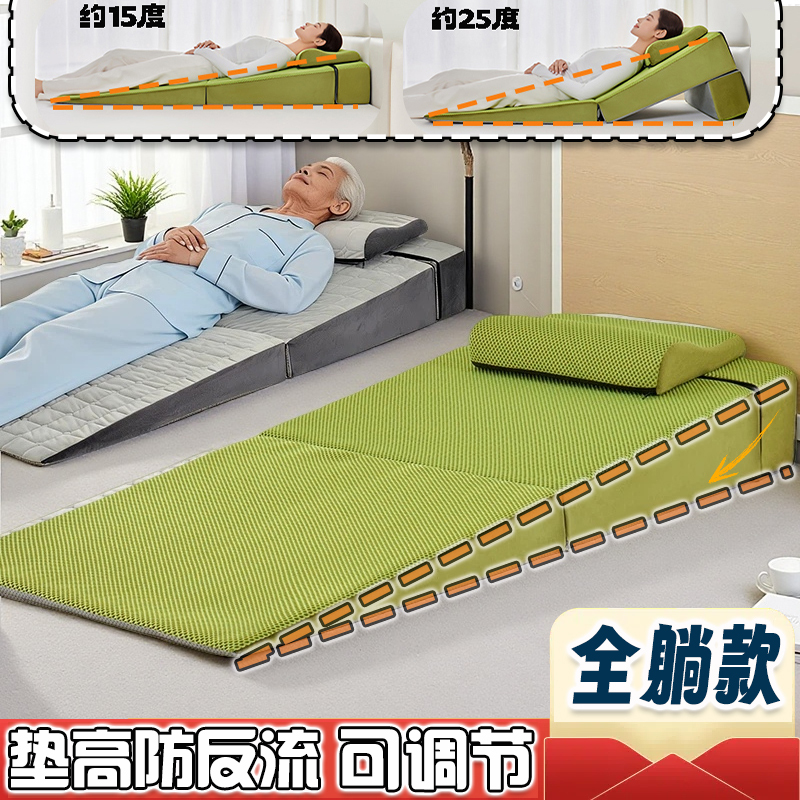 Gastroesophageal Reflux Prevention Slope Mattress Pillow Triangle Pregnancy Reclining Position Cushion Elderly Postoperative Care Pillow