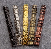 New high grade metal hardware carbon steel a4b5a5a6a7 binding folder hole clip clip iron clip