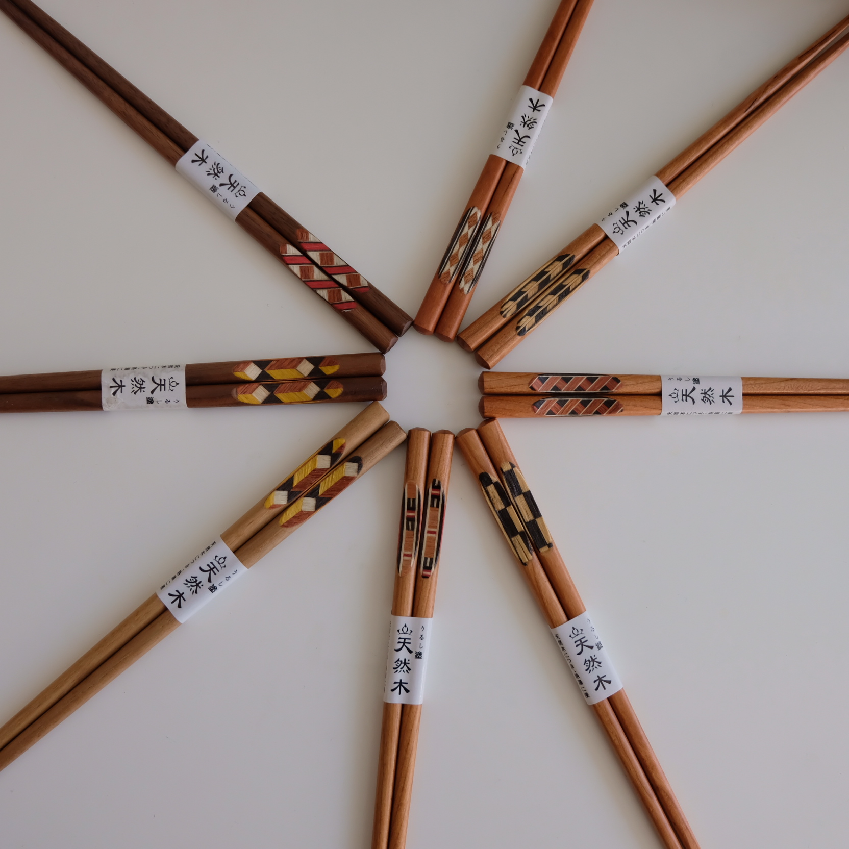 Vegetarian Day Spring and Japanese Natural Chicken Wings Wood Black Walnuts Wood No Paint Chopsticks Home Everday No Lacquer Solid Wood Chopsticks 