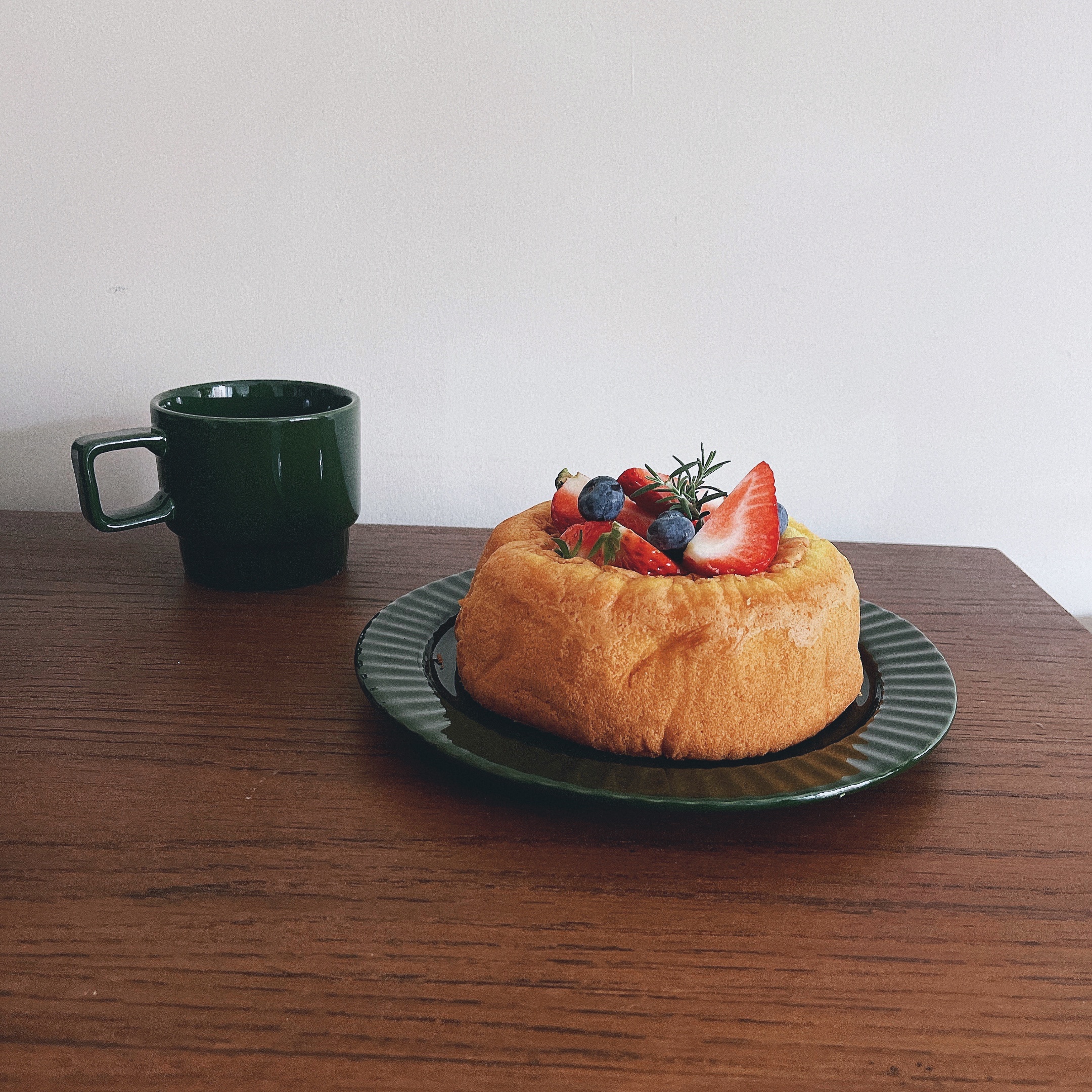 Su Ri Chunhe Underglaze Color Breakfast Plate Dessert Plate Ceramic Coffee Cup Saucer Set Green Mark Coffee Cup