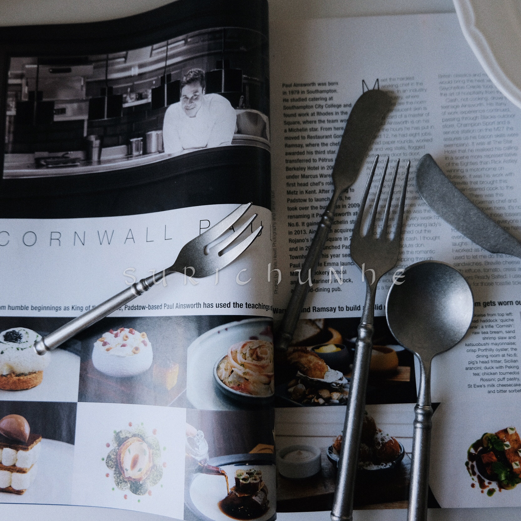 Suri Chunhe European Retro Palace Style Stainless Steel Western Food Knife Fork Spoon Butter Knife - Taobao