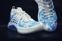 No Shoes sonic 7 Ice and Snow theme sneakers custom Changlin CLCustom hand-painted DIY design service