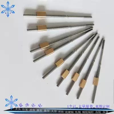 Small precision trapezoidal screw diameter T4 6 8 10 12 14 small gap micro screw custom