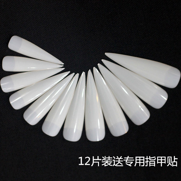 Cosplay Elf Nails, Onmyoji (Japanese Exorcist) Fairy Vampire, Long and Short Styles, Comes with Special Stickers 