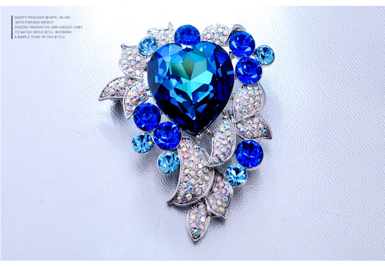 Broche femme MBOX en cristal autrichien - Ref 1187464 Image 12