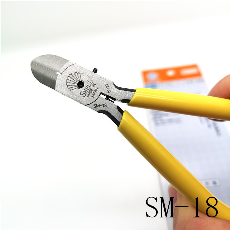 Original Japanese import SHELL SHELLS BEPRINT SM-18 DIAGONAL PORT PLIERS 125MM ELECTRONIC PLIERS WATER SPOUT PLIERS DIAGONAL MOUTH PLIERS