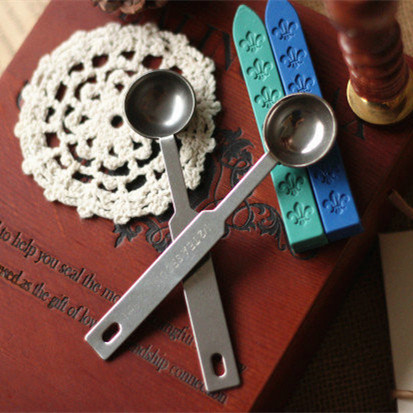 Fire paint spoon Seal spoon Candle hand account Fire paint sealing appliance Hand account Fire paint seal tool Metal measuring spoon
