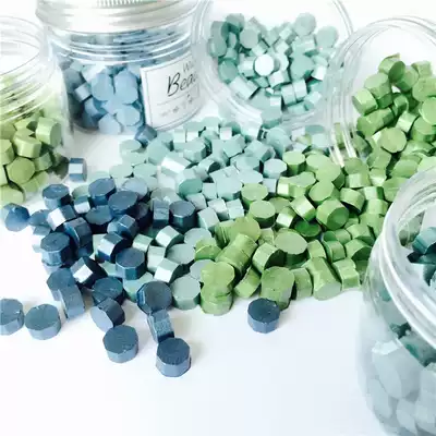 Nordic cold color gift seal fire paint wax grain paint seal with small particle cold air envelope seal