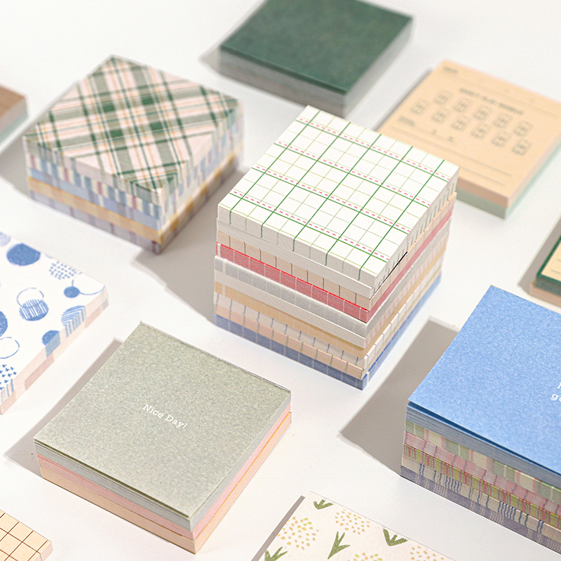400 milk salt daily post-it note paper small book creative cute non-sticky hand account material set gift bag