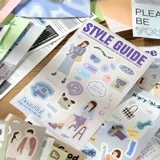 Круглосуточный магазин, книга с наклейками, милый женский журнал, наклейка, английский, планировщик