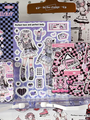 Мультяшная детская наклейка, наклейки, планировщик