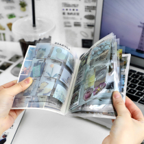 Clear Tour Quadrilateral PET Hand Ledger Sticker this whole book high face value retro magazines ins and wind hand tent decoration appliquations