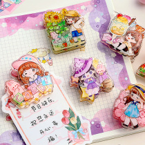 Core strangeness flash IoT Dripping Glue Acrylic Hand Ledger Stationery Ins Wind Bill Handbill Office Paper fixing