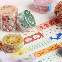 Meng Li collage hand account Japanese basic style and paper tape girl hand account cute decorative sticker tape