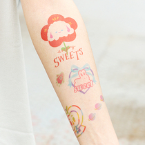 Tattoo Sticker Wind Color Cute Cartoon Children Men And Women Can Wash Advanced Sensfeel Smiley Face Expression Transfer Stickers
