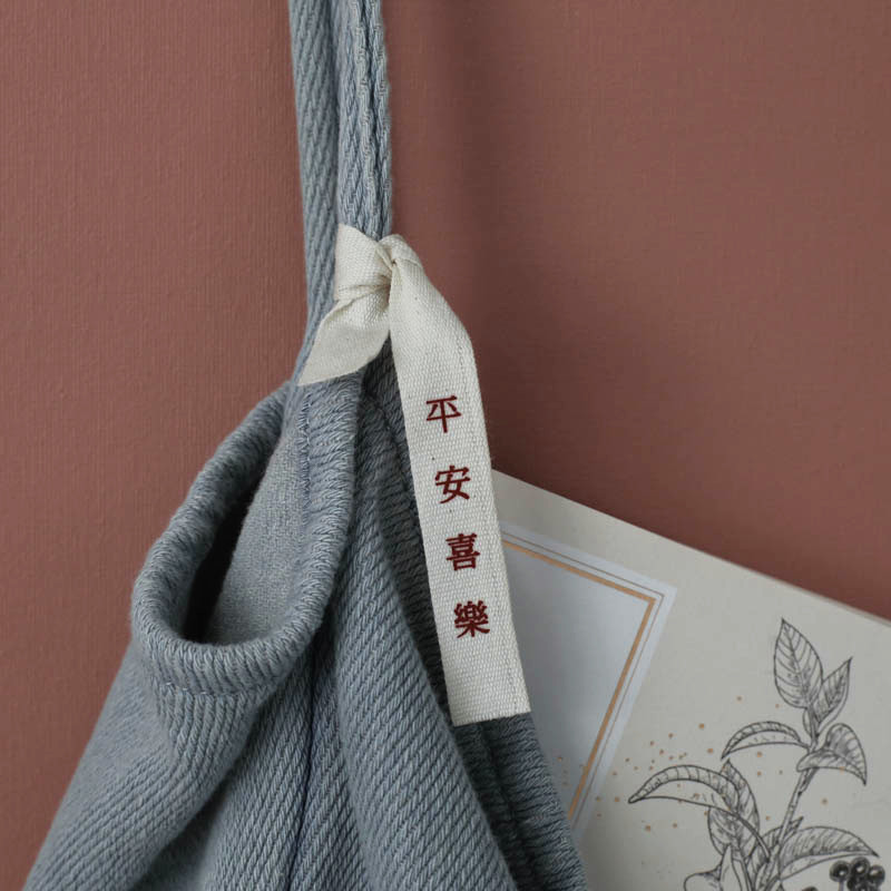 Cotton Cloth Key Buckle Rope Female Ins Wind Net Red Small Crowdart Safe Gaokao Pendant Bag decorated with a hand-in-hand gift