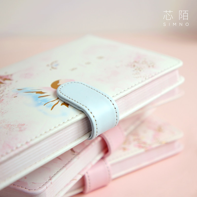 Young Girl Hearts Cherry cherry if pink hand books Ben Sakura 2022 Hand ledger This colourful page Japanese notebooks Notebook Stationery
