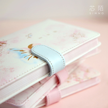 Girl heart Sakura empty powder hand account book cherry blossom 2022 hand Account Book color page diary book notebook stationery