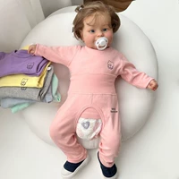 Розовый детский хлопковый комплект