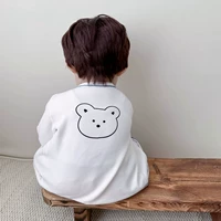 Белый качественный осенний кардиган