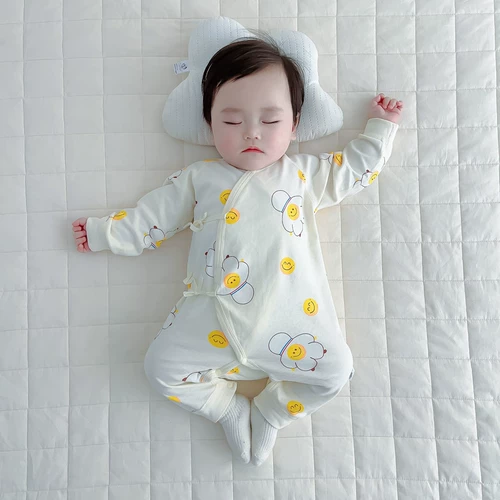 Новорожденный чистый хлопок детка без костей, мужчина и женщина, детская бабочка, одежда для малышей