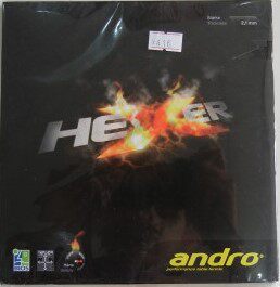 Moonlight andro shore Andu black evil HD table tennis rubber racket anti-glue set HEXER imported internal energy