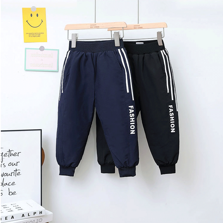 Winter children's down trousers wear boys thicken the new white duck duvet sport in 2022