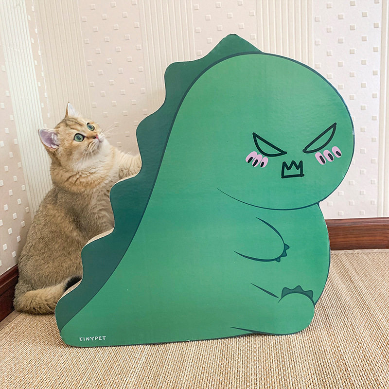 Little dinosaur cat cat cabbage board corrugated cat toy cat's socket grinding claw