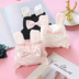 Nhật Bản dễ thương cô gái dễ thương đồ lót dễ thương tai thỏ nơ lụa mềm mại chị em sinh viên tóm tắt - Nam giới quần lót nam trung niên Nam giới