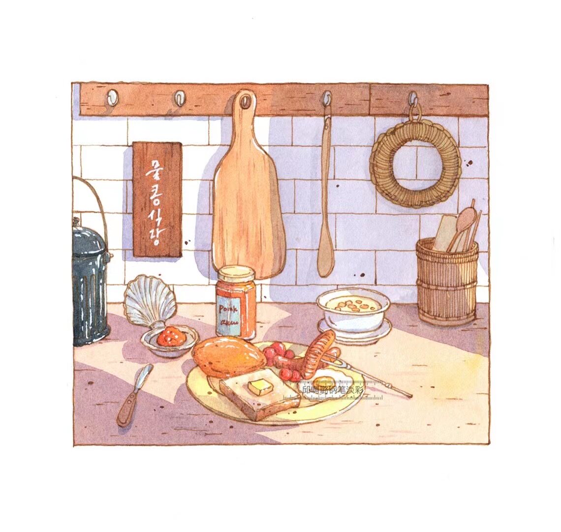 Qiu Ah Lu Watercolor pen Light color watercolor kit