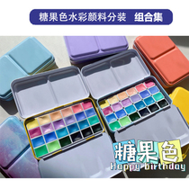 87 Rabbit Candy Color Rubens Hohlbein for 24 Color Watercolor Paint Split Hand Ledger Beginners Macaron