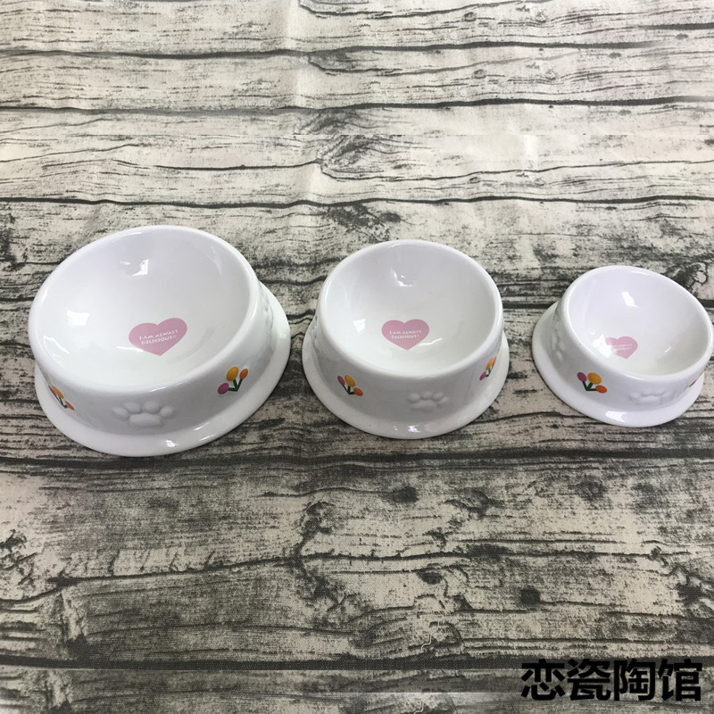 Export ceramic pet food cat bowl dog bowl cat bowl dog bowl pet bowl pet ceramic bowl dog cat food water food bowl