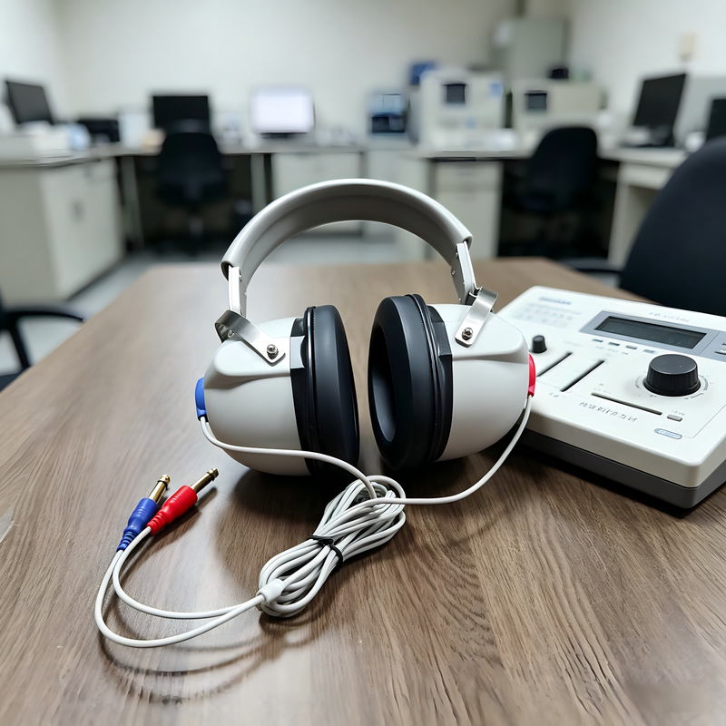 Tdh39 Audiometer Headphones High-Quality Medical Air Conduction Headphones Electroacoustic Headphones Hearing Tester Universal Can Pass Inspection