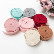 Wool Felt Webbing Webbing Ribbon Bow Tie DIY Material Christmas Tree Decoration Material Flower Case Bouquet Matching Webbing