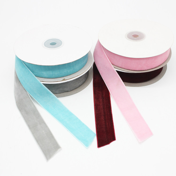 2 5cm Korean velvet velvet ribbon florist flower art bouquet packaging material high-end ribbon wedding ribbon