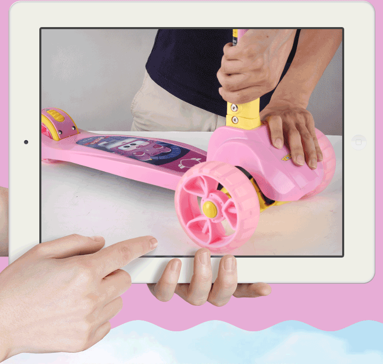 Super Panner Snoopy Trẻ em Xe tay ga Một phím gấp Thanh trượt Cân bằng Bánh xe Flash 2-3-5 tuổi - Trượt băng / Trượt / Thể thao mạo hiểm giày thể thao kiêm giày trượt patin